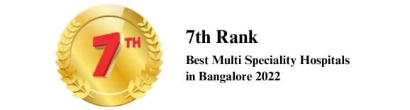7th Rank — Best Multi Speciality Hospitals in Bangalore 2022