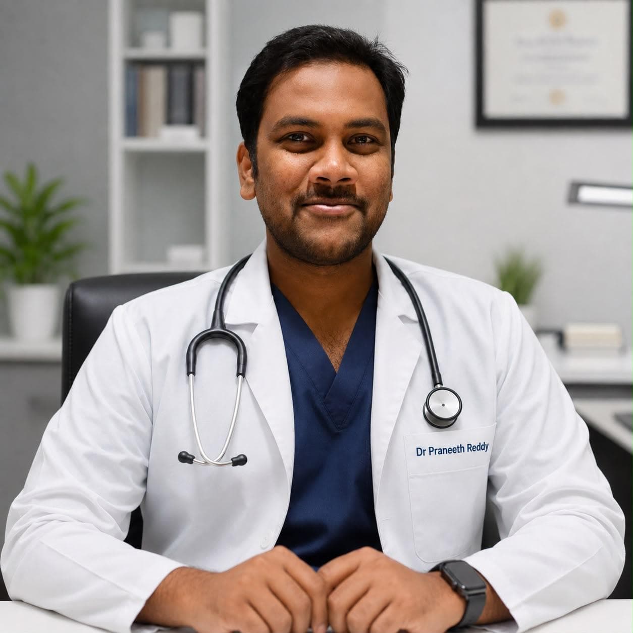 Dr Praneeth Reddy, Anesthetist