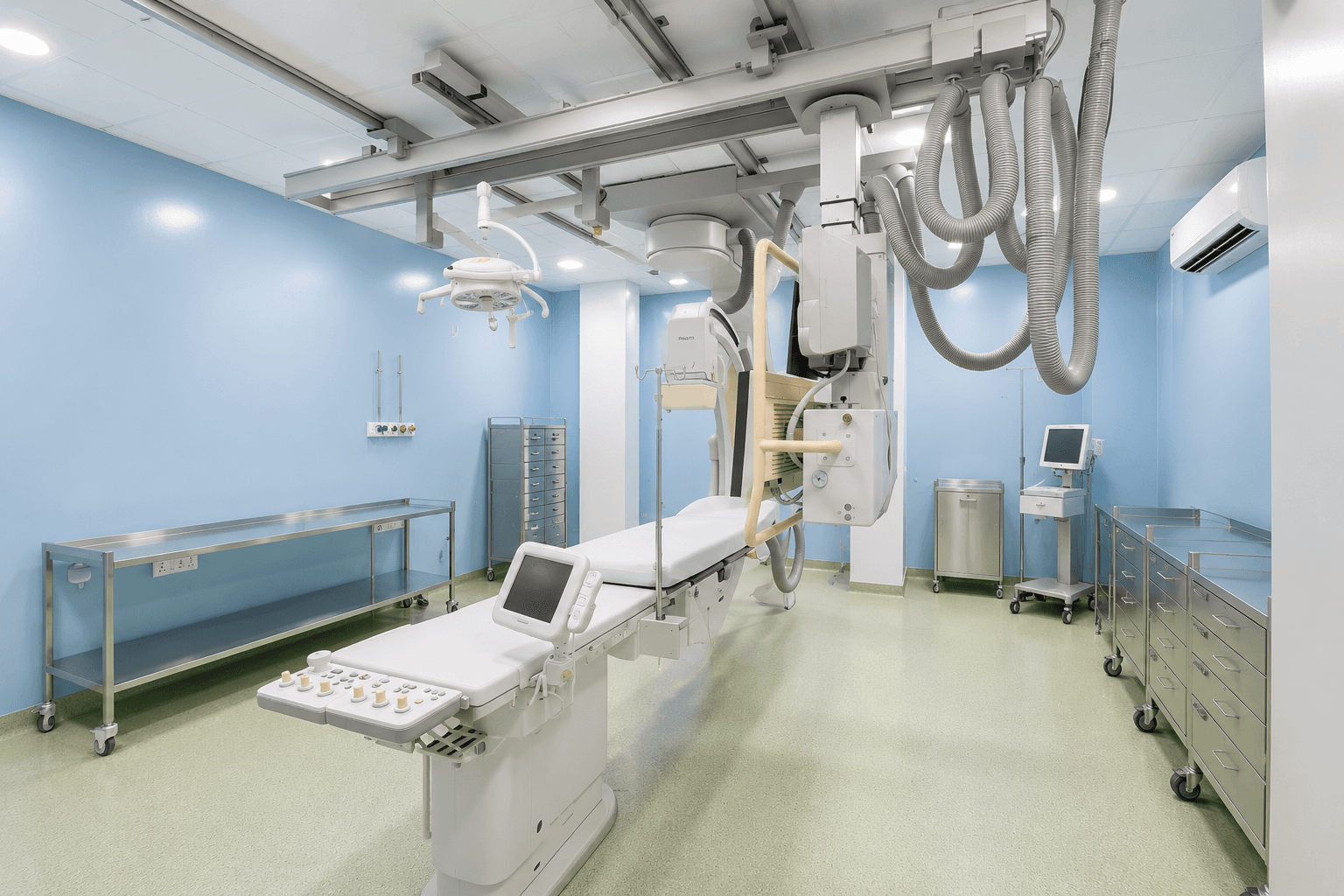 Cardiac catheterization lab (Cath Lab) at Samjaya Healthcare.