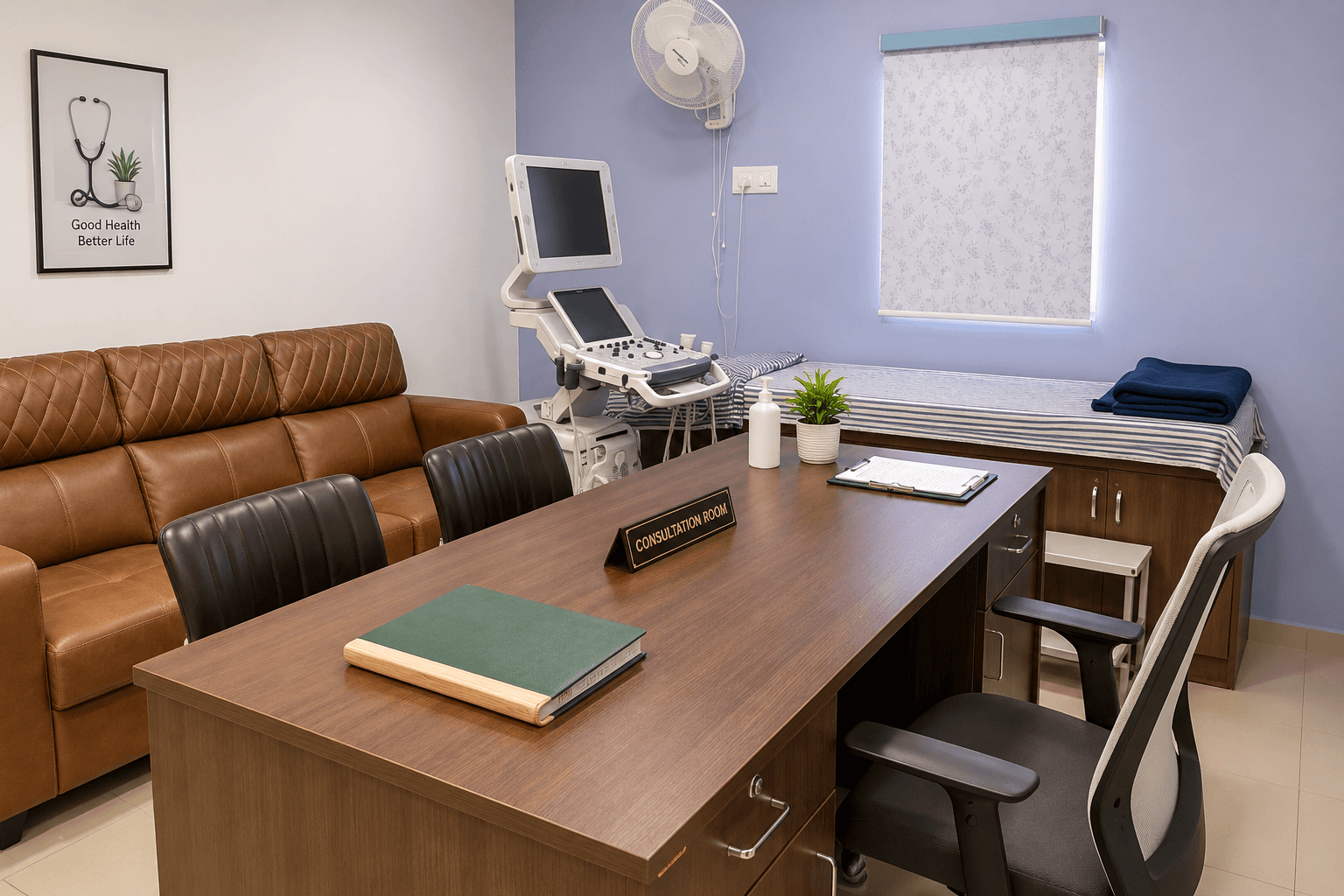 Doctor's Consultation Room at Samjaya Healthcare.