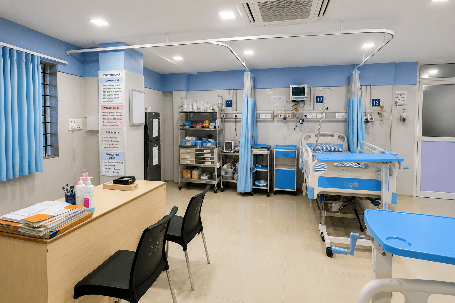 Intensive Care Unit (ICU) for critical patient monitoring at Samjaya Healthcare.