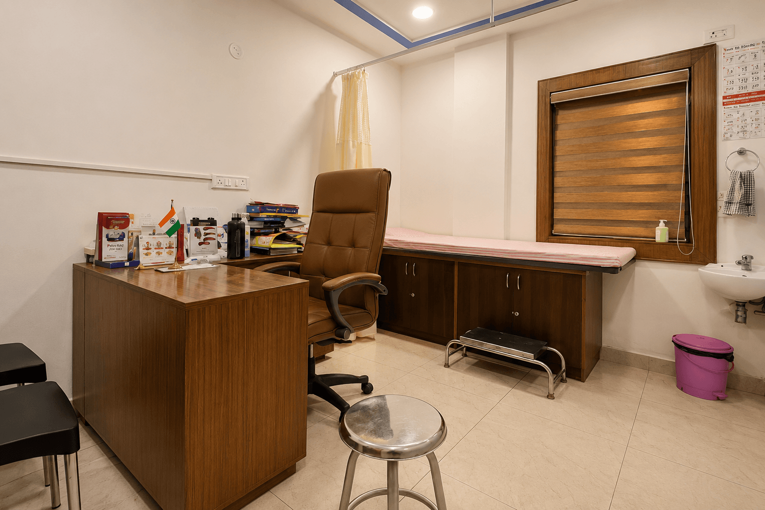Outpatient Department (OPD) and patient waiting area at Samjaya Healthcare.
