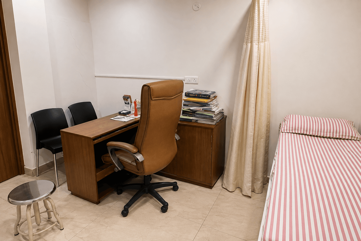 Outpatient Department (OPD) and patient waiting area at Samjaya Healthcare.