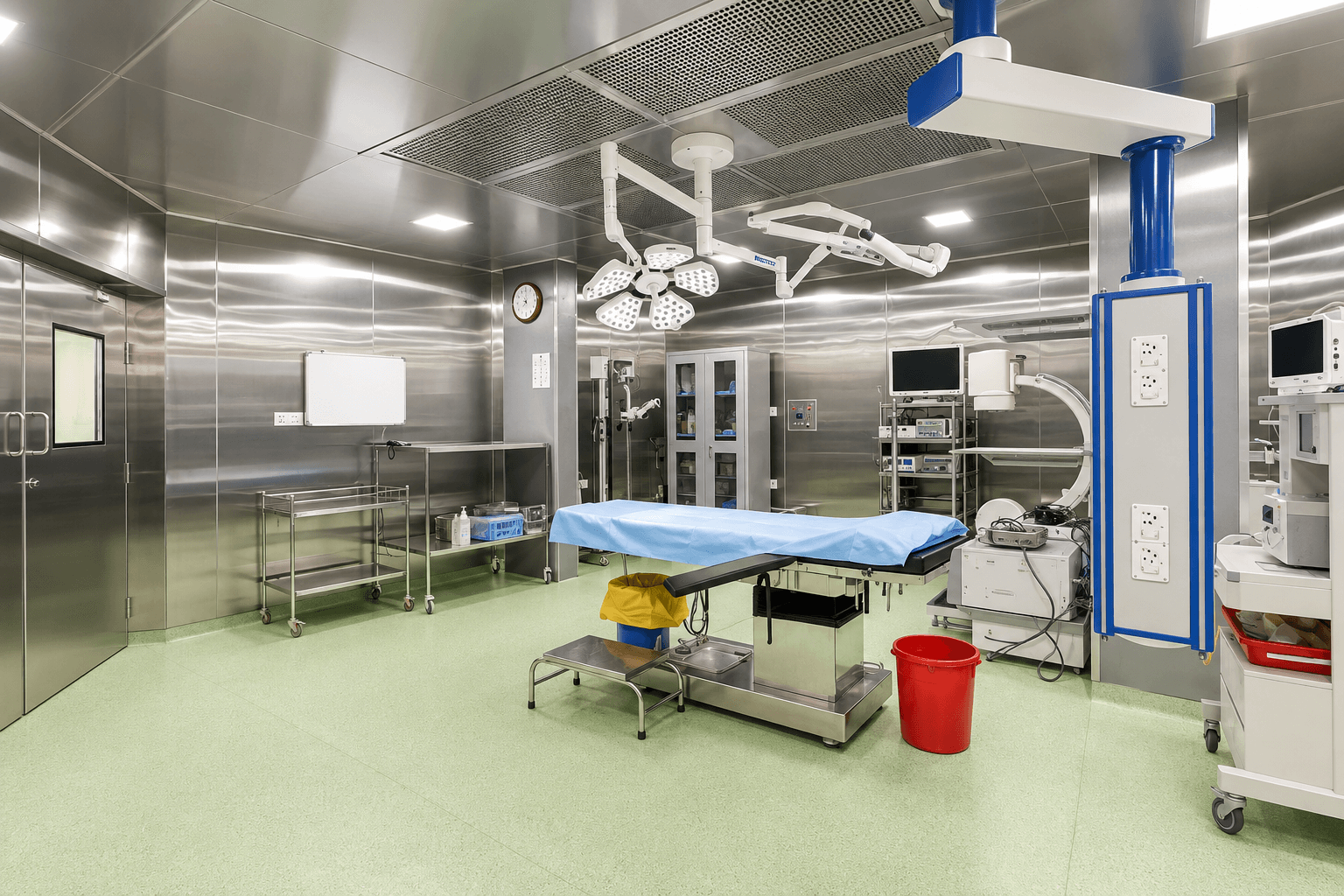 Fully equipped Operation Theatre (OT) and surgical suite at Samjaya Healthcare.