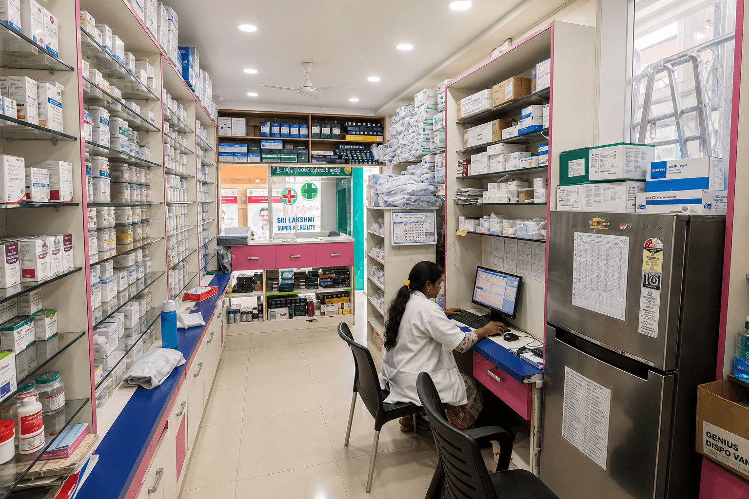 24/7 in-house pharmacy and medication dispensary at Samjaya Healthcare.