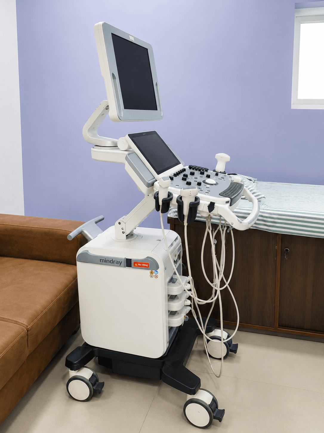 Ultrasound 2D Echo Machine at Samjaya Healthcare.