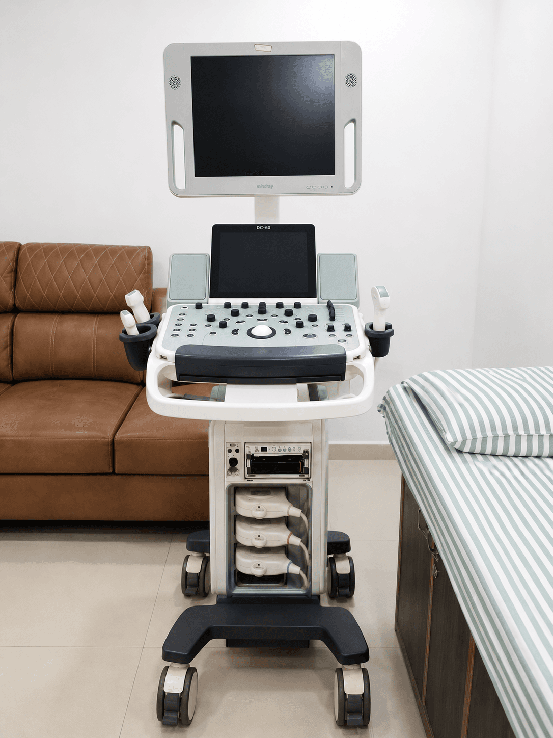 Ultrasound 2D Echo Machine at Samjaya Healthcare.