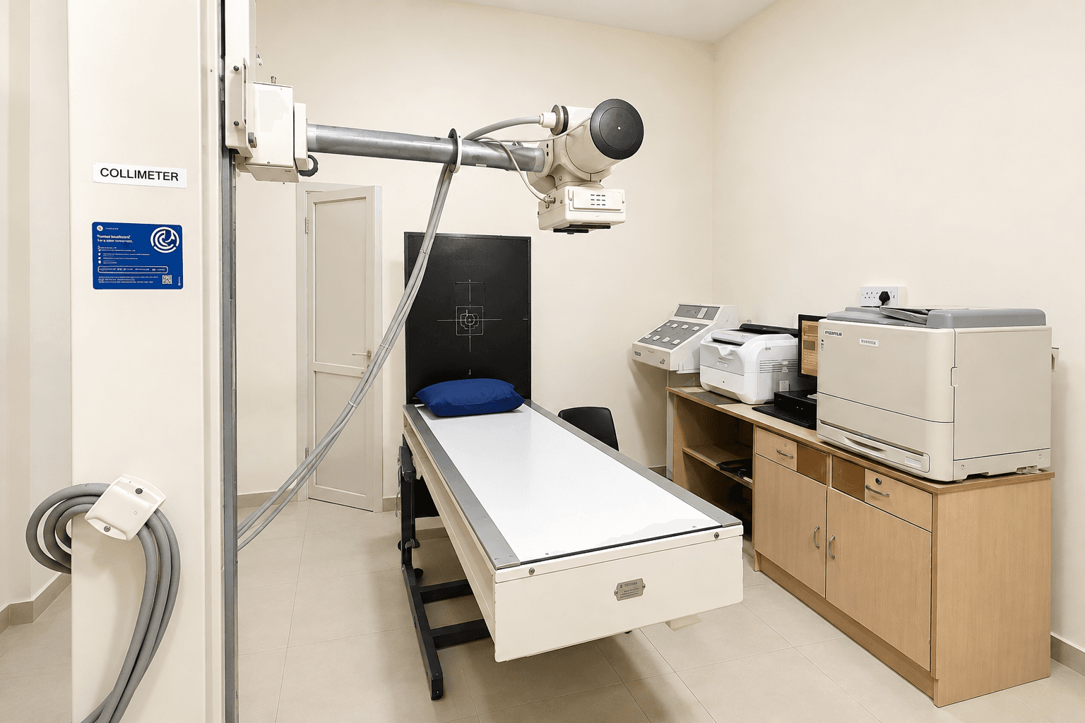 X-ray and radiology imaging room at Samjaya Healthcare.